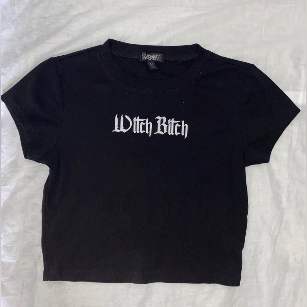 witch b!tch crop top